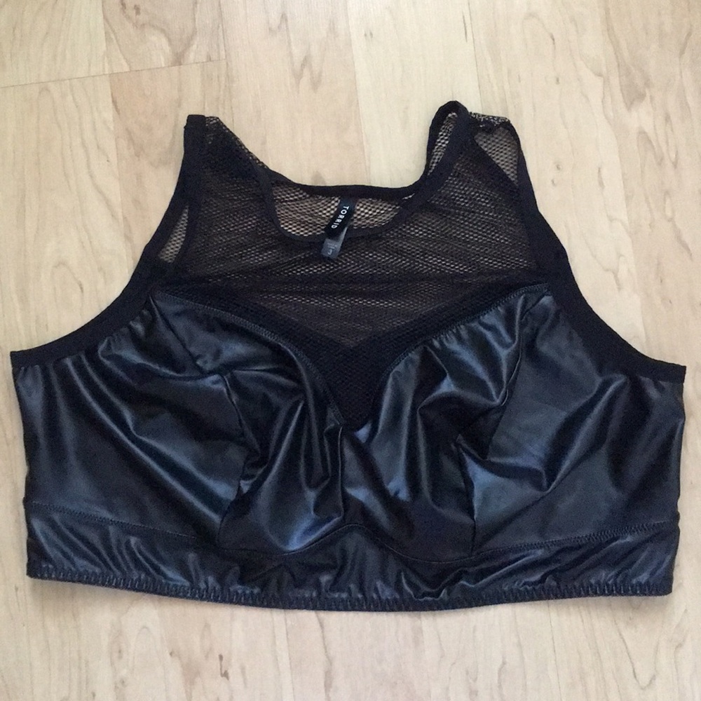 Torrid Faux Leather Bralette